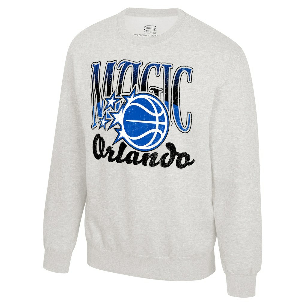 Orlando Magic Stadium Essentials Unisex Sky High Fleece Sweatshirt Oatmeal - NBA