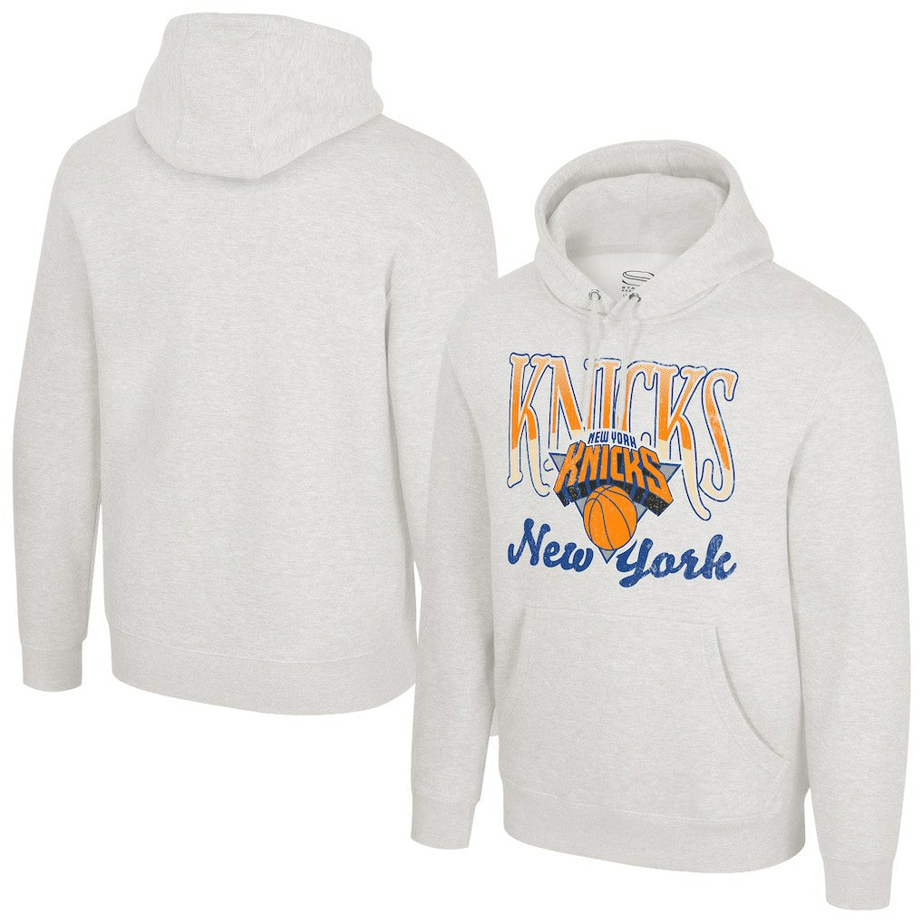 New York Knicks Stadium Essentials Unisex Sky High Hoodie Oatmeal - NBA
