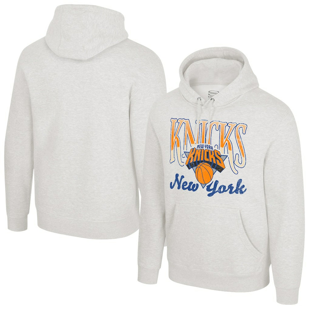 New York Knicks Stadium Essentials Unisex Sky High Hoodie Oatmeal - NBA