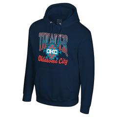 Oklahoma City Thunder Stadium Essentials Unisex Sky High Hoodie Navy - NBA