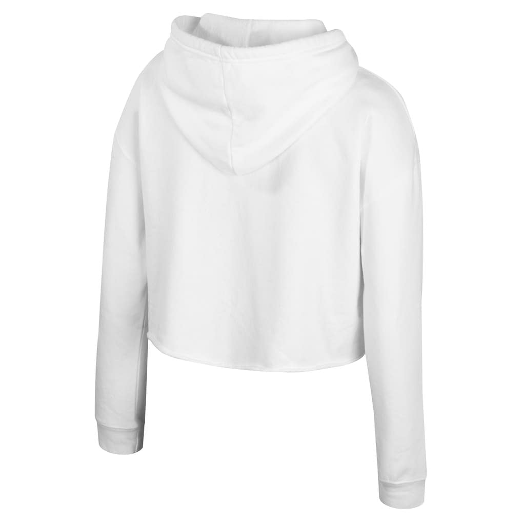 Oklahoma City Thunder Stadium Essentials Women's Ice Cream Cropped Hoodie White - NBA