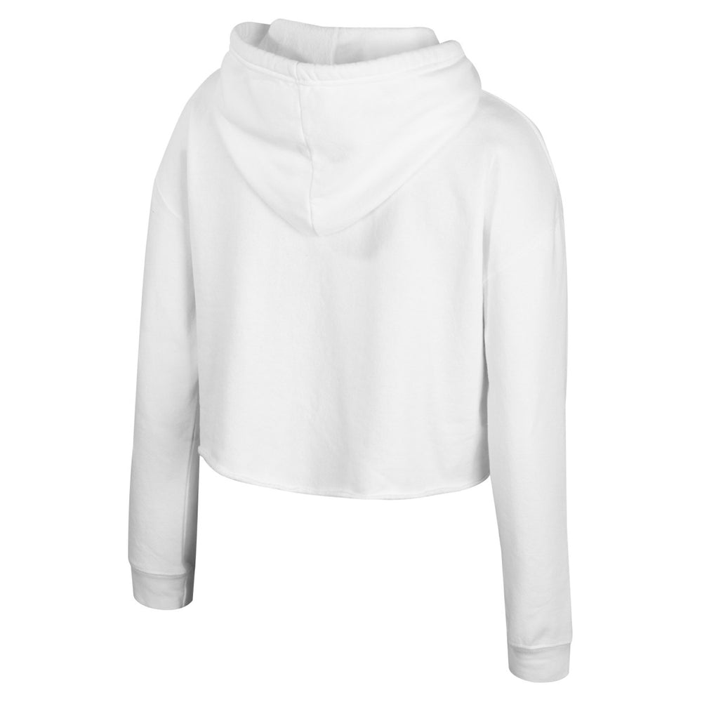 New York Knicks Stadium Essentials Women's Ice Cream Cropped Hoodie White - NBA