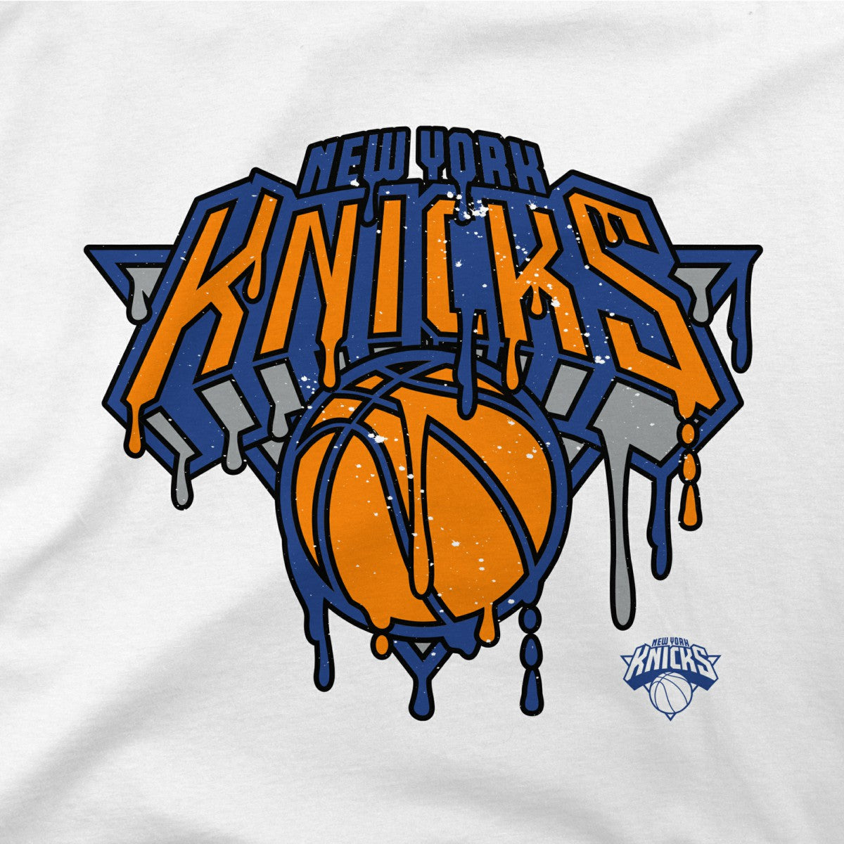 New York Knicks Stadium Essentials Women's Ice Cream Cropped Hoodie White - NBA