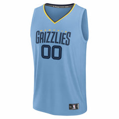 Memphis Grizzlies Youth Fastbreak Custom Jersey Statement Edition Light Blue - NBA
