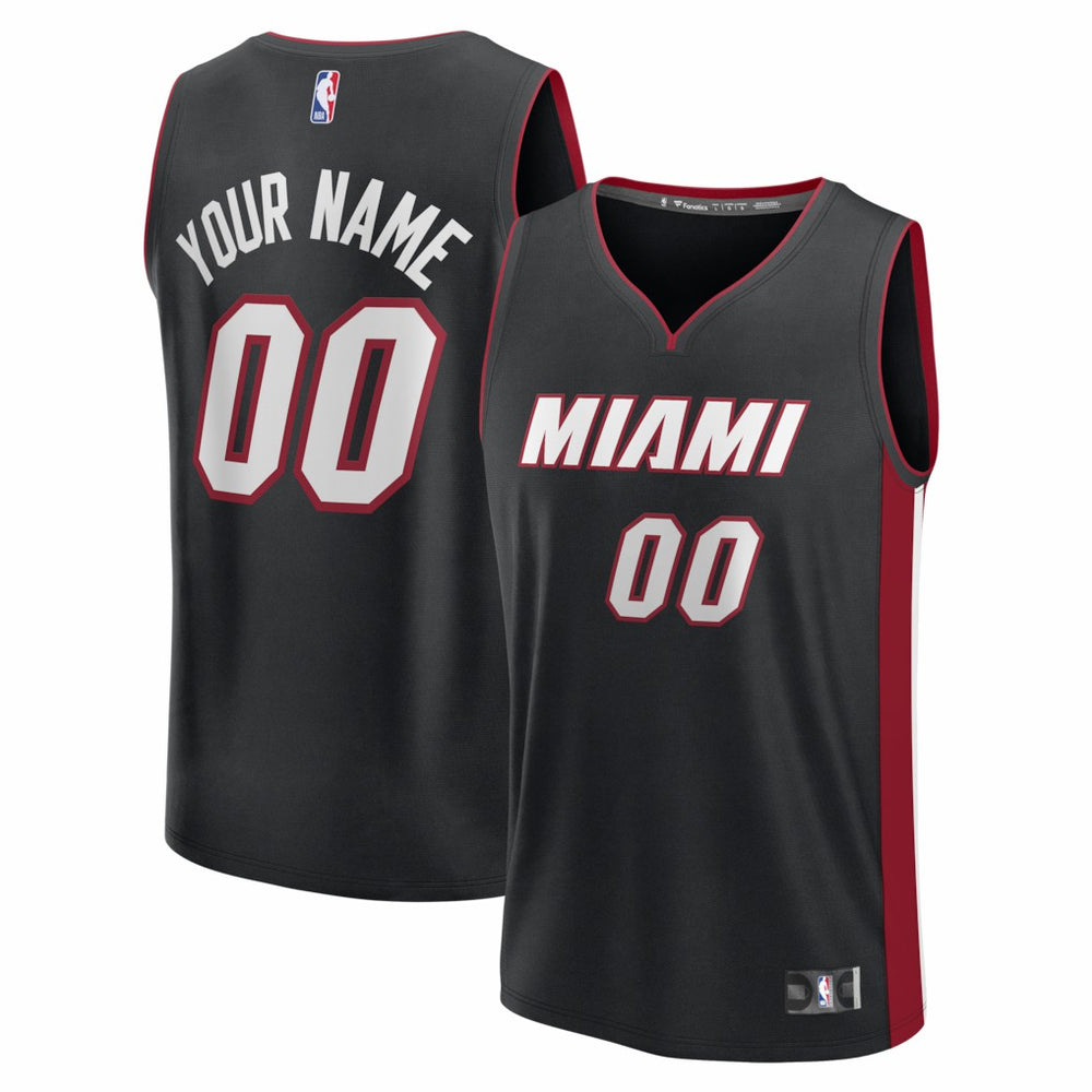 Miami Heat Fastbreak Custom Jersey Icon Edition Black - NBA