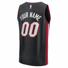 Miami Heat Fastbreak Custom Jersey Icon Edition Black - NBA
