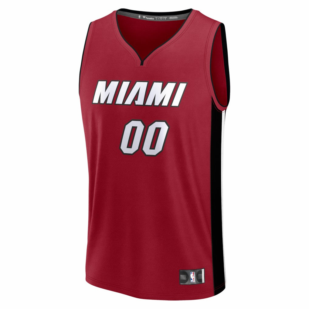 Miami Heat Fastbreak Custom Jersey Statement Edition Red - NBA