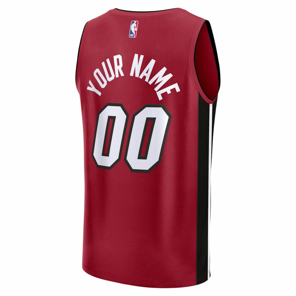 Miami Heat Fastbreak Custom Jersey Statement Edition Red - NBA