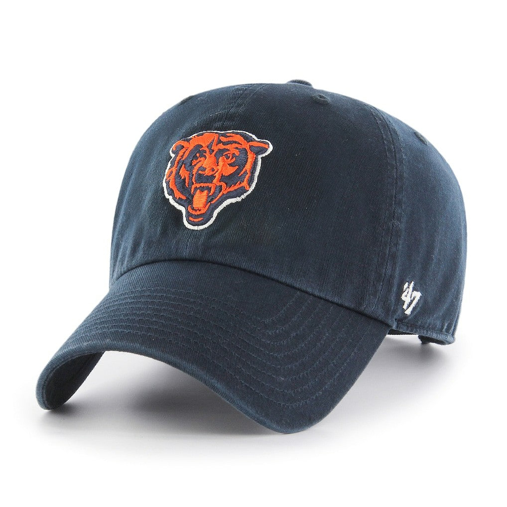 Chicago Bears '47 Historic Logo Clean Up Adjustable Hat Navy | 47 brand
