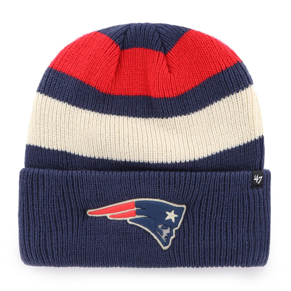 New England Patriots '47 Clubhouse Jennings Cuffed Knit Hat Navy | 47 brand