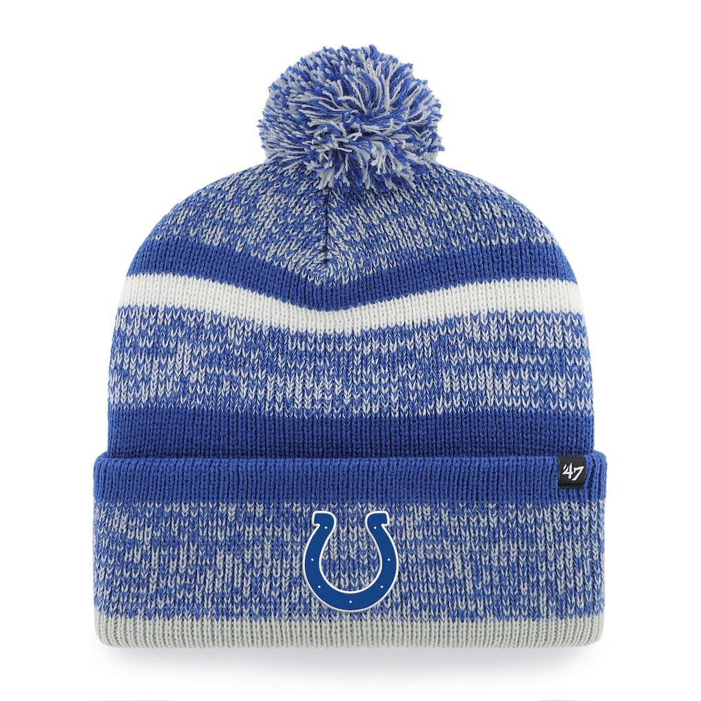 Indianapolis Colts '47 Northward Cuffed Knit Hat with Pom Royal | 47 brand