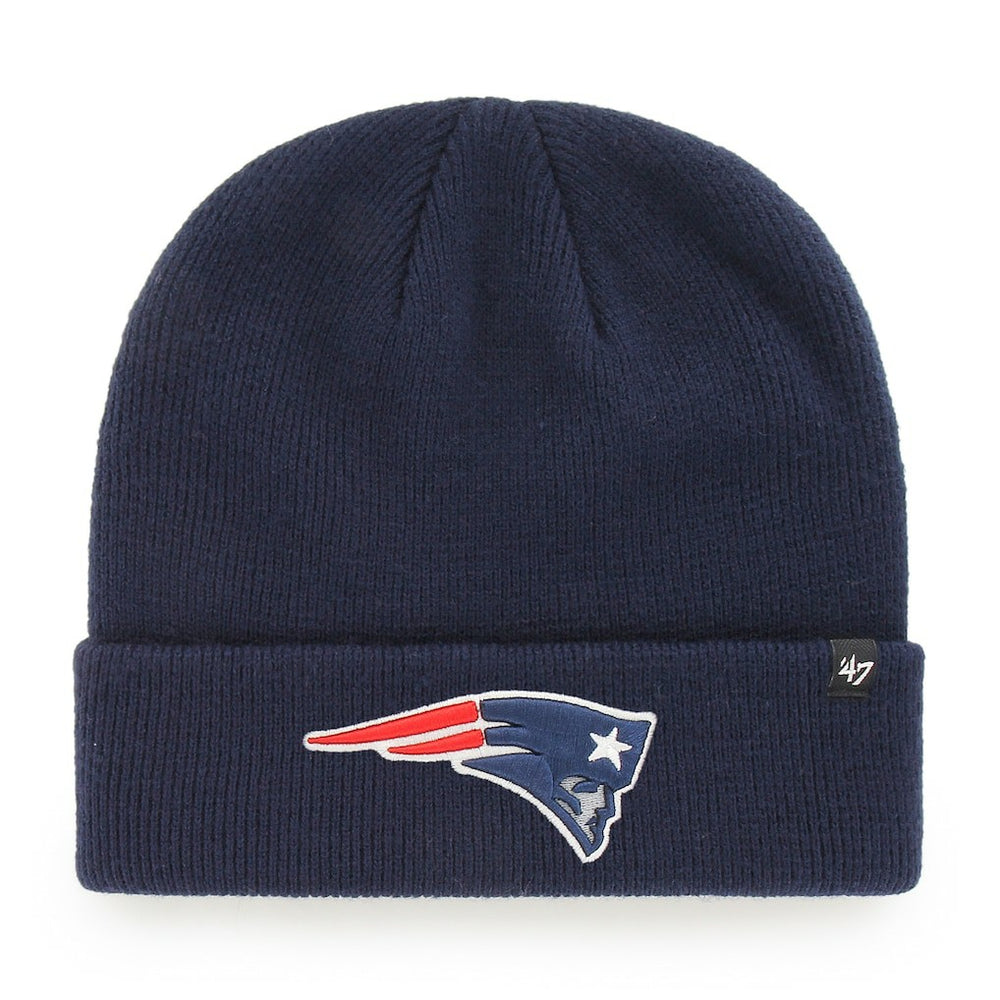 New England Patriots '47 Primary Basic Cuffed Knit Hat Navy | 47 brand