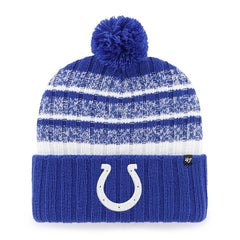 Indianapolis Colts '47 Tavern Cuffed Knit Hat with Pom Royal/White | 47 brand