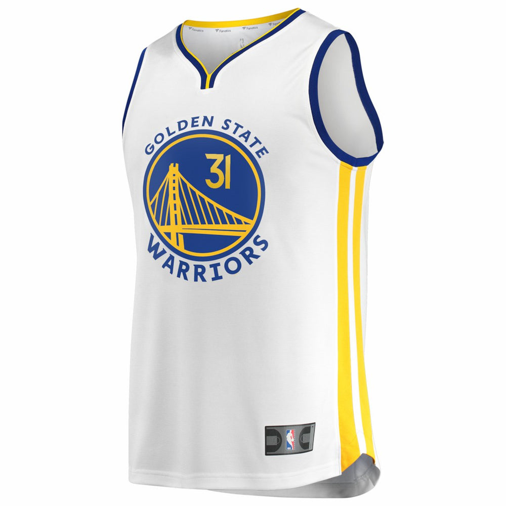 Seth Curry Golden State Warriors Fast Break Replica Jersey White Association Edition - NBA