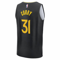 Seth Curry Golden State Warriors Fast Break Replica Player Jersey Statement Editi- Black - NBA