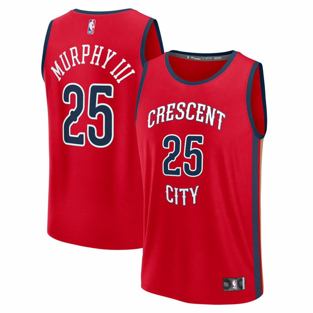 Trey Murphy III New Orleans Pelicans Fast Break Replica Player Jersey Statement Edition Red - NBA