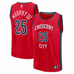 Trey Murphy III New Orleans Pelicans Fast Break Replica Player Jersey Statement Edition Red - NBA