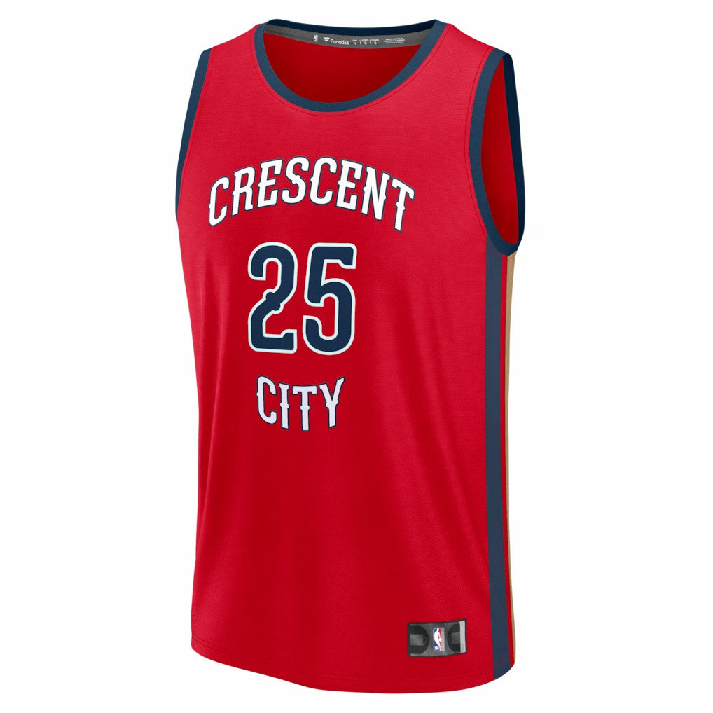 Trey Murphy III New Orleans Pelicans Fast Break Replica Player Jersey Statement Edition Red - NBA