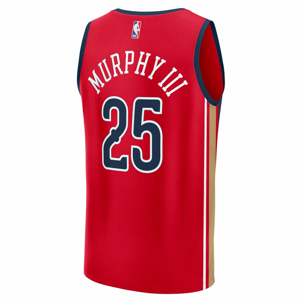Trey Murphy III New Orleans Pelicans Fast Break Replica Player Jersey Statement Edition Red - NBA