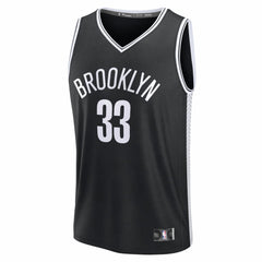 Nic Claxton Brooklyn Nets Fast Break Replica Jersey Black Icon Edition - NBA