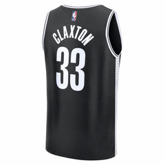 Nic Claxton Brooklyn Nets Fast Break Replica Jersey Black Icon Edition - NBA