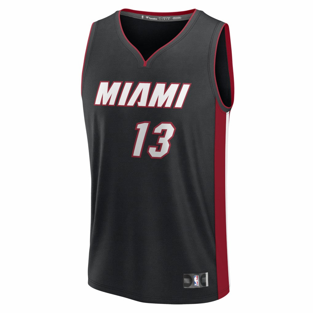 Bam Adebayo Miami Heat Fast Break Replica Jersey Black Icon Edition - NBA