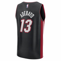 Bam Adebayo Miami Heat Fast Break Replica Jersey Black Icon Edition - NBA