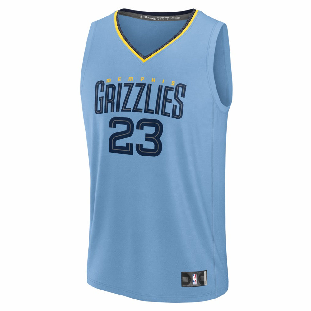 Cedric Coward Memphis Grizzlies Fast Break Replica Player Jersey Statement Edition Light Blue - NBA