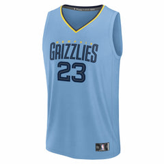 Cedric Coward Memphis Grizzlies Fast Break Replica Player Jersey Statement Edition Light Blue - NBA