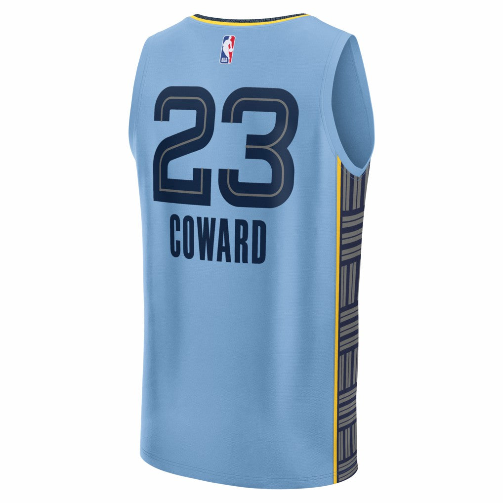 Cedric Coward Memphis Grizzlies Fast Break Replica Player Jersey Statement Edition Light Blue - NBA