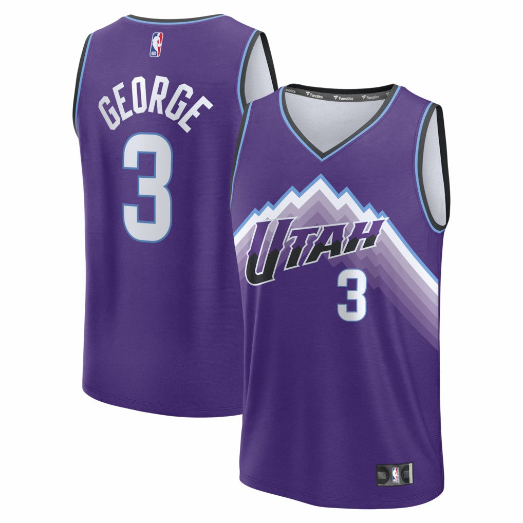 Keyonte George Utah Jazz Fast Break Replica Jersey Purple Icon Edition - NBA
