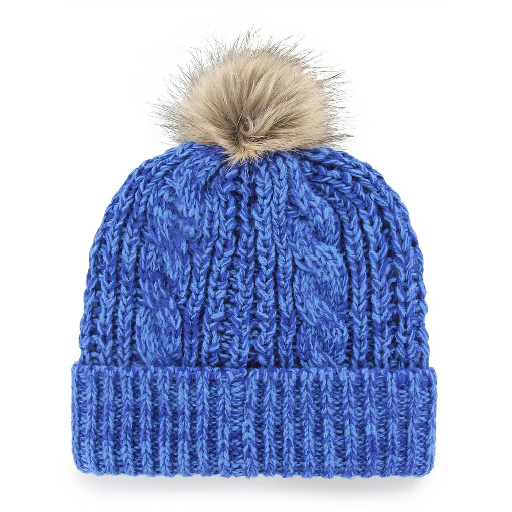 Indianapolis Colts '47 Women's Meeko Cuffed Knit Hat with Pom Royal | 47 brand