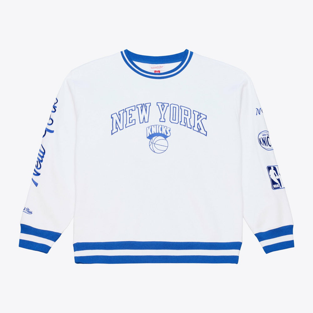 New York Knicks Arctic Fleece Sweatshirt White - NBA