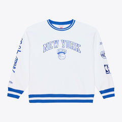 New York Knicks Arctic Fleece Sweatshirt White - NBA
