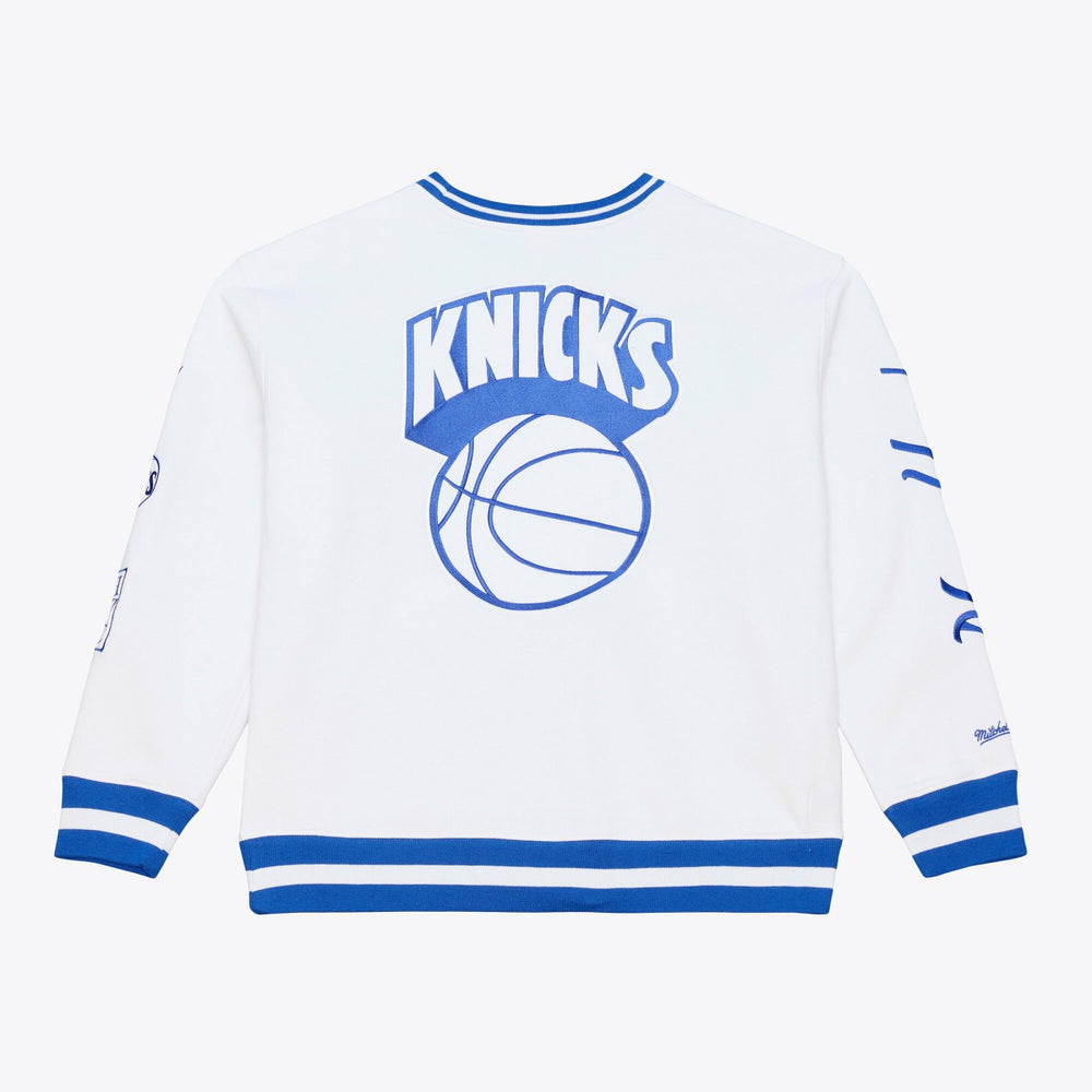 New York Knicks Arctic Fleece Sweatshirt White - NBA