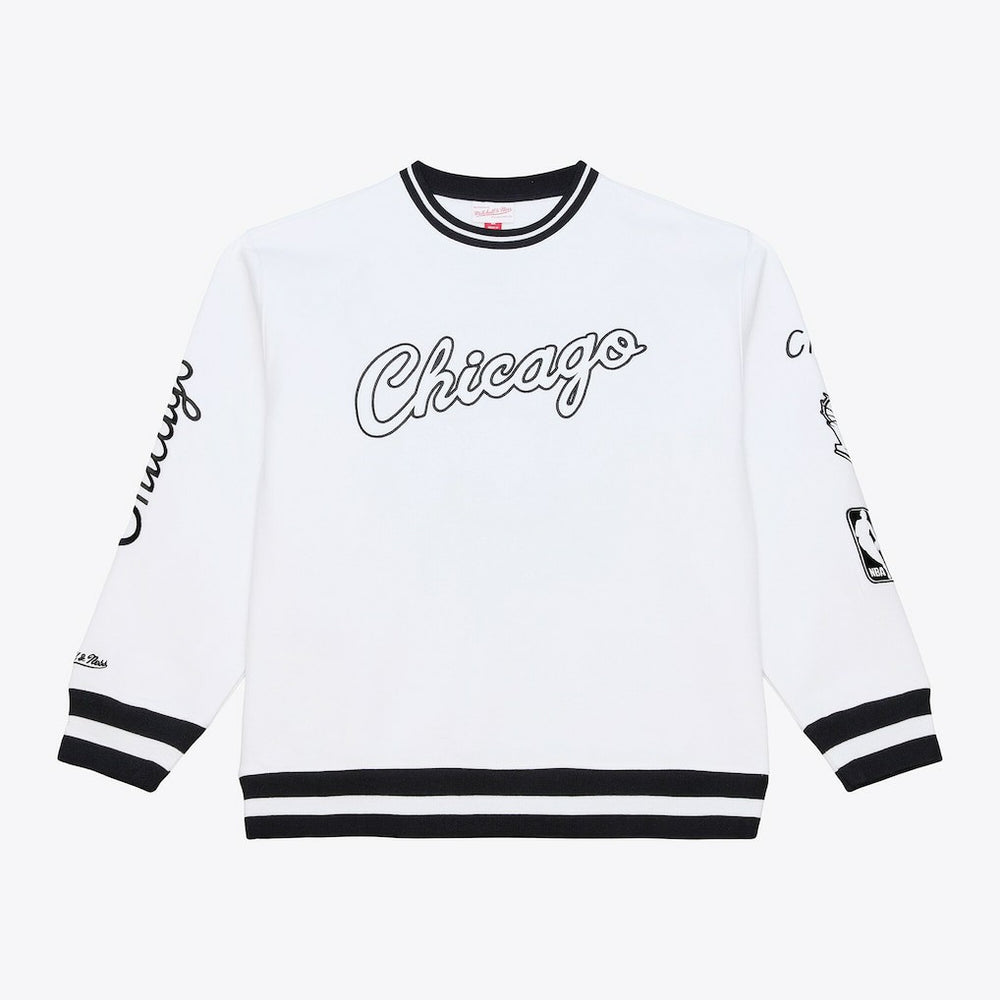 Chicago Bulls Hardwood Classics Arctic Fleece Sweatshirt White - NBA