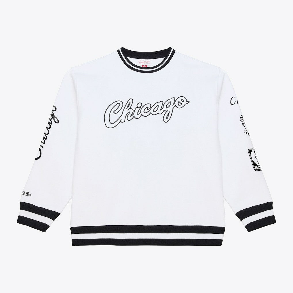 Chicago Bulls Hardwood Classics Arctic Fleece Sweatshirt White - NBA