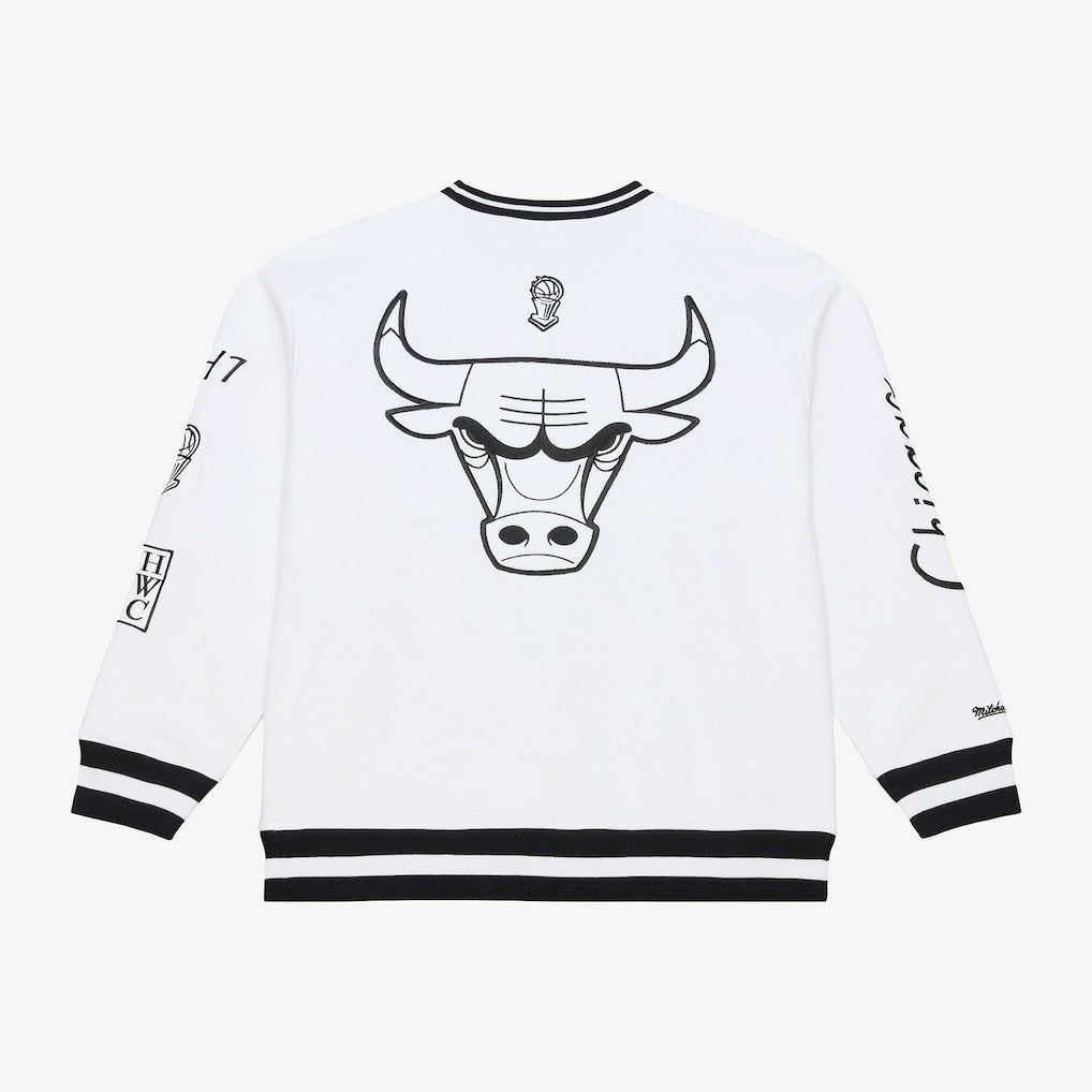 Chicago Bulls Hardwood Classics Arctic Fleece Sweatshirt White - NBA