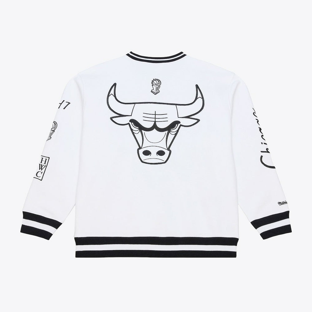 Chicago Bulls Hardwood Classics Arctic Fleece Sweatshirt White - NBA