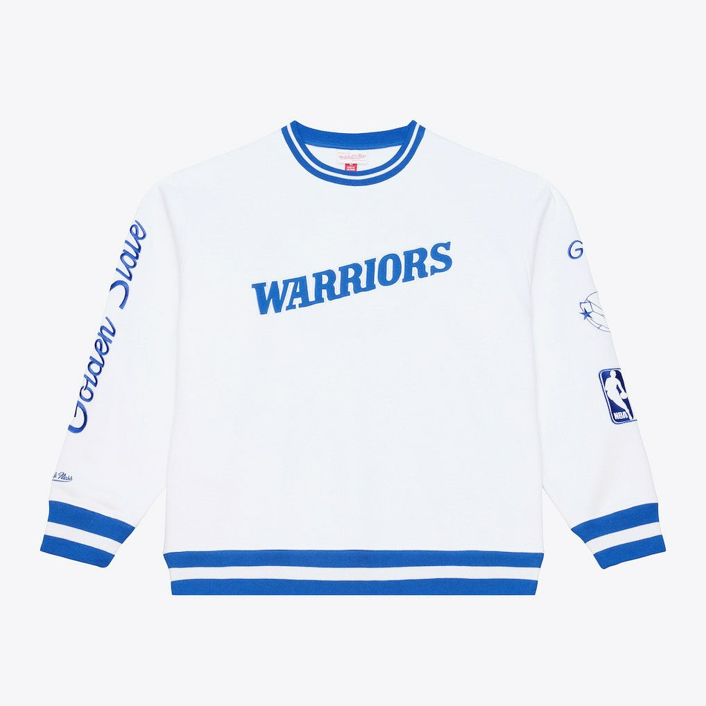 Golden State Warriors Arctic Fleece Sweatshirt White - NBA
