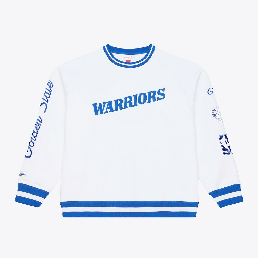 Golden State Warriors Arctic Fleece Sweatshirt White - NBA
