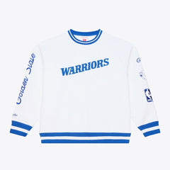 Golden State Warriors Arctic Fleece Sweatshirt White - NBA