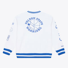 Golden State Warriors Arctic Fleece Sweatshirt White - NBA