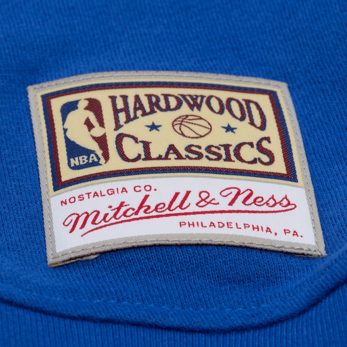 New York Knicks Women's Hardwood Classics Script Lightweight Sweatshirt Royal - NBA