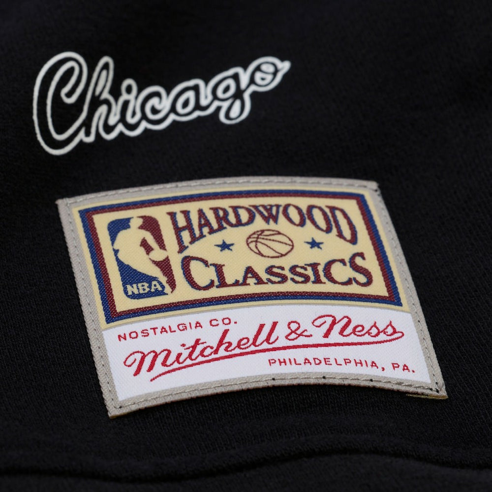 Chicago Bulls Women's Hardwood Classics Script Lightweight Sweatshirt Black - NBA