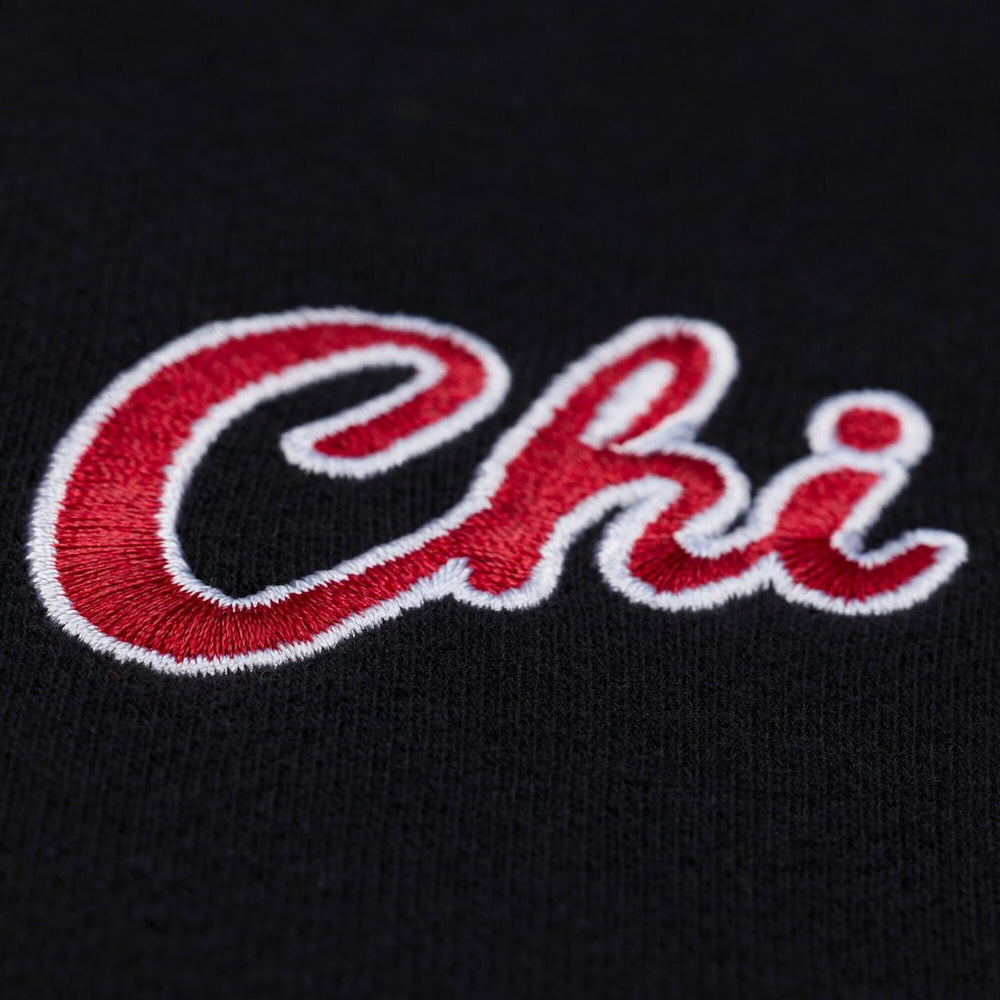 Chicago Bulls Women's Hardwood Classics Script Lightweight Sweatshirt Black - NBA