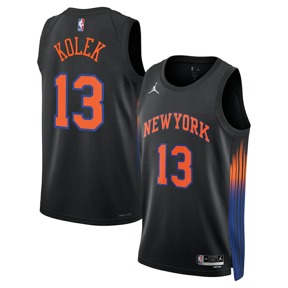 Tyler Kolek New York Knicks Jordan Brand Unisex Swingman Jersey Statement Edition Black - NBA