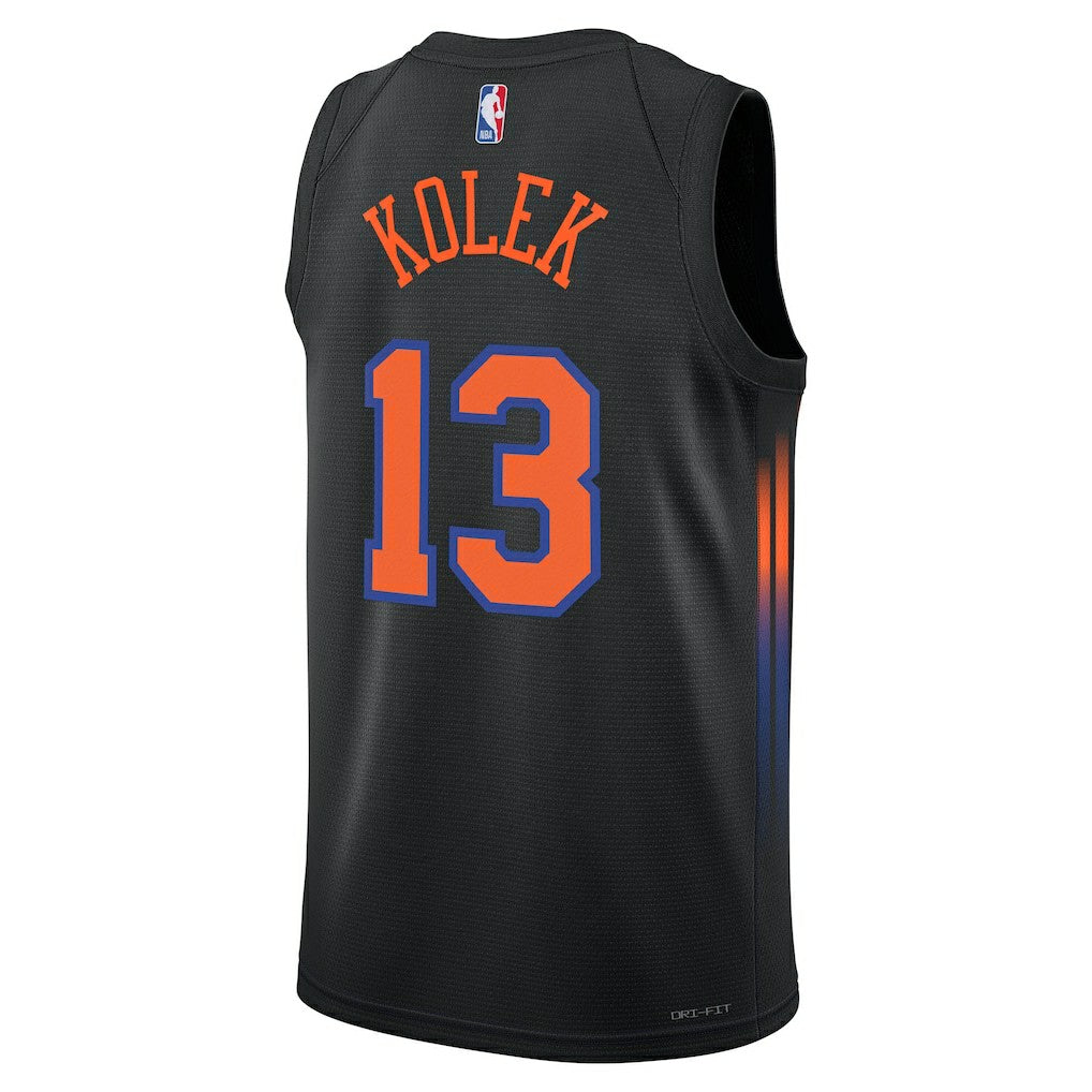 Tyler Kolek New York Knicks Jordan Brand Unisex Swingman Jersey Statement Edition Black - NBA