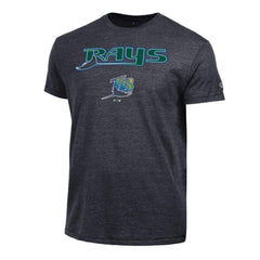 Tampa Bay Rays Champion Cooperstown Wordmark Lockup Tri-Blend T-Shirt - MLB
