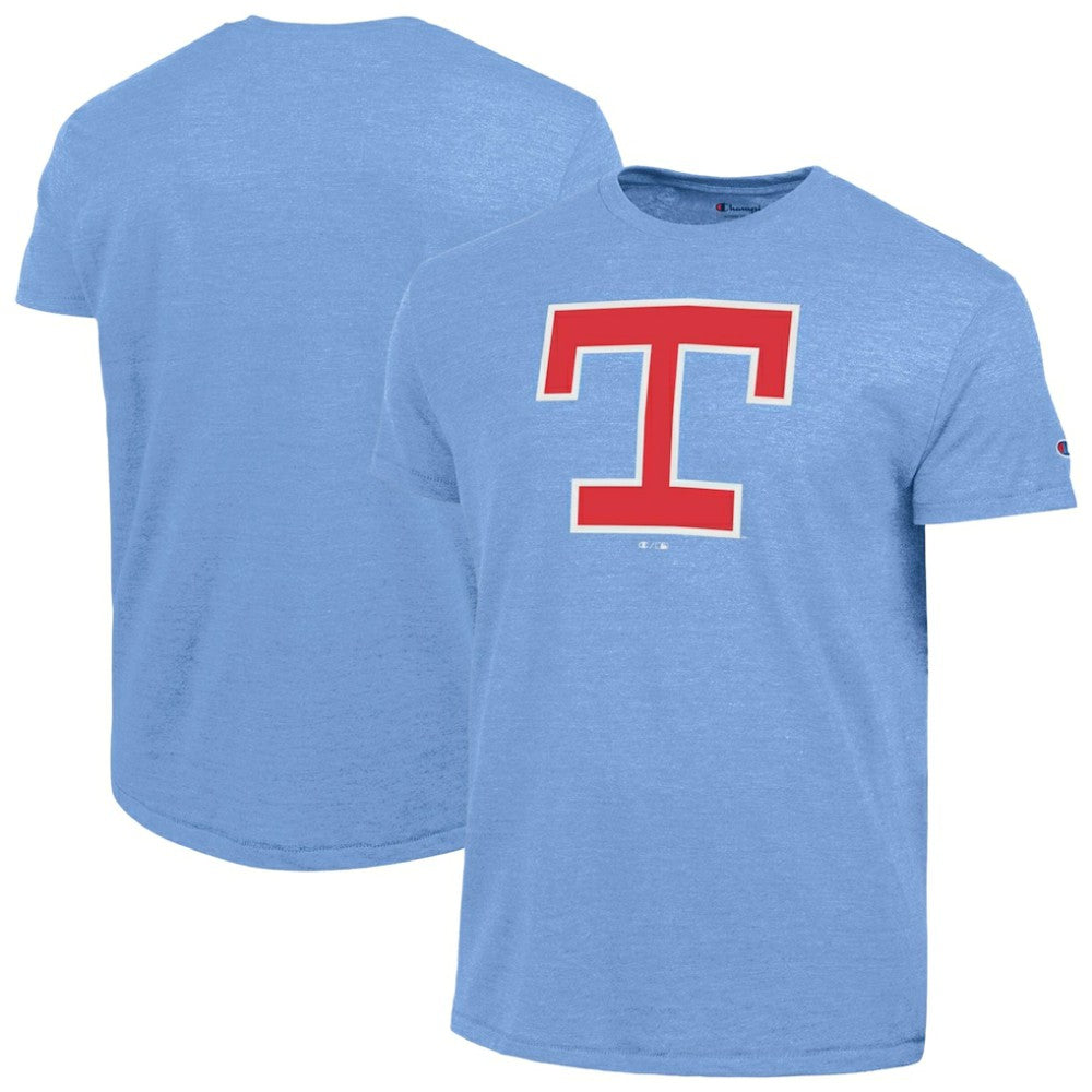 Texas Rangers Champion Cooperstown Logo Tri-Blend T-Shirt - MLB